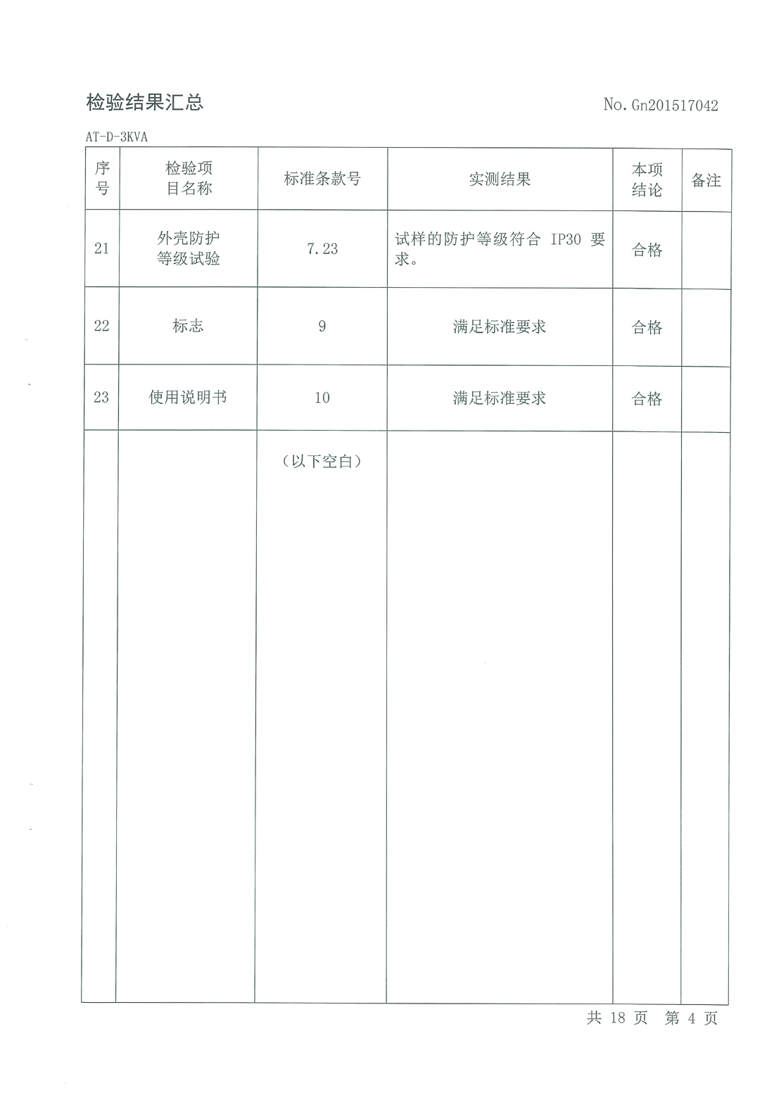 1-3KVA FEPS消防应急电源检测报告