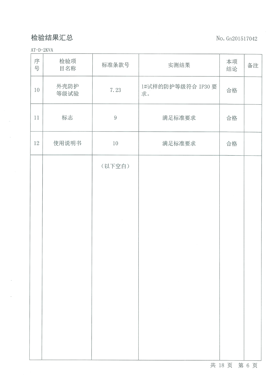 1-3KVA FEPS消防应急电源检测报告